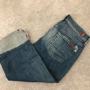 7 for all Mankind crop jeans